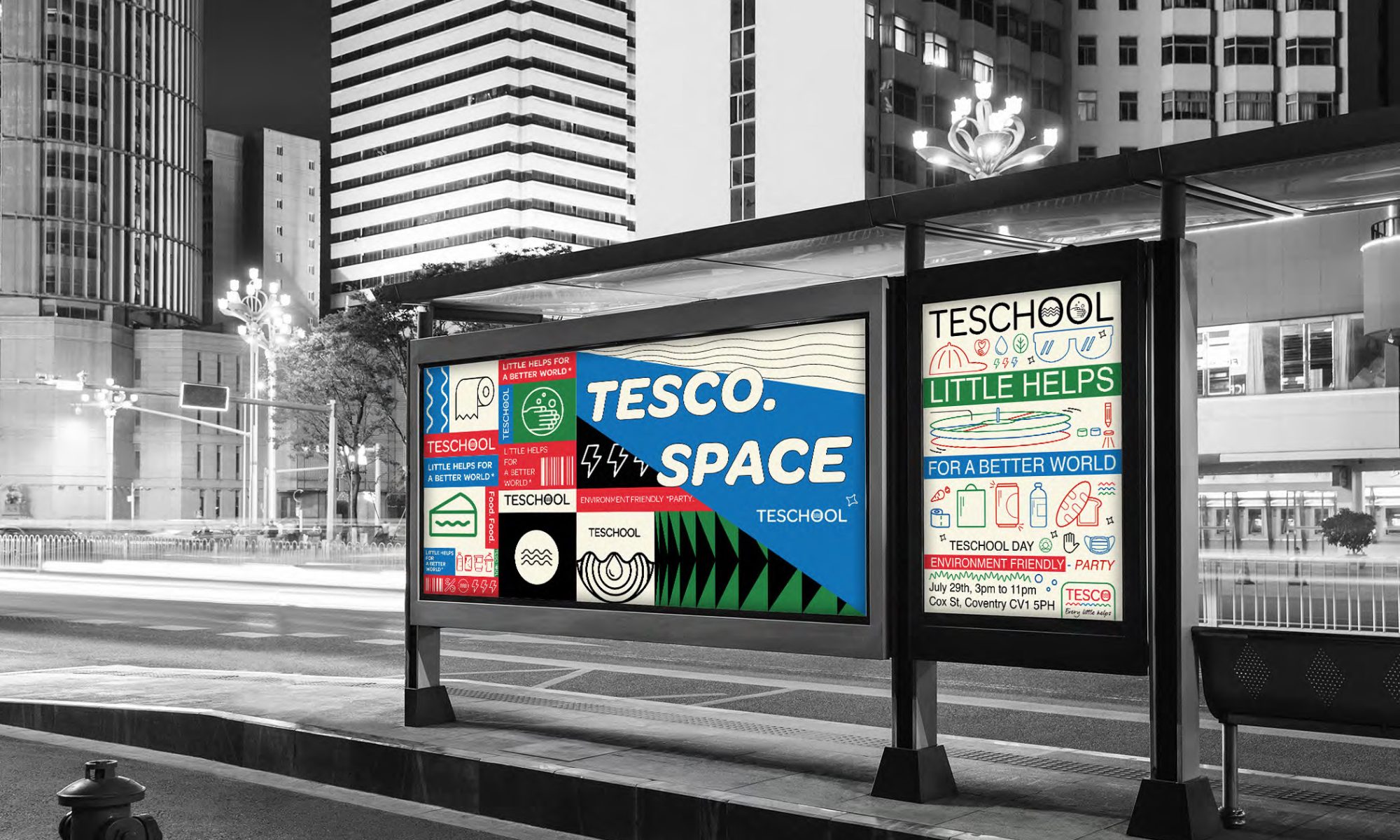 Tesco Branding Design-Teschool